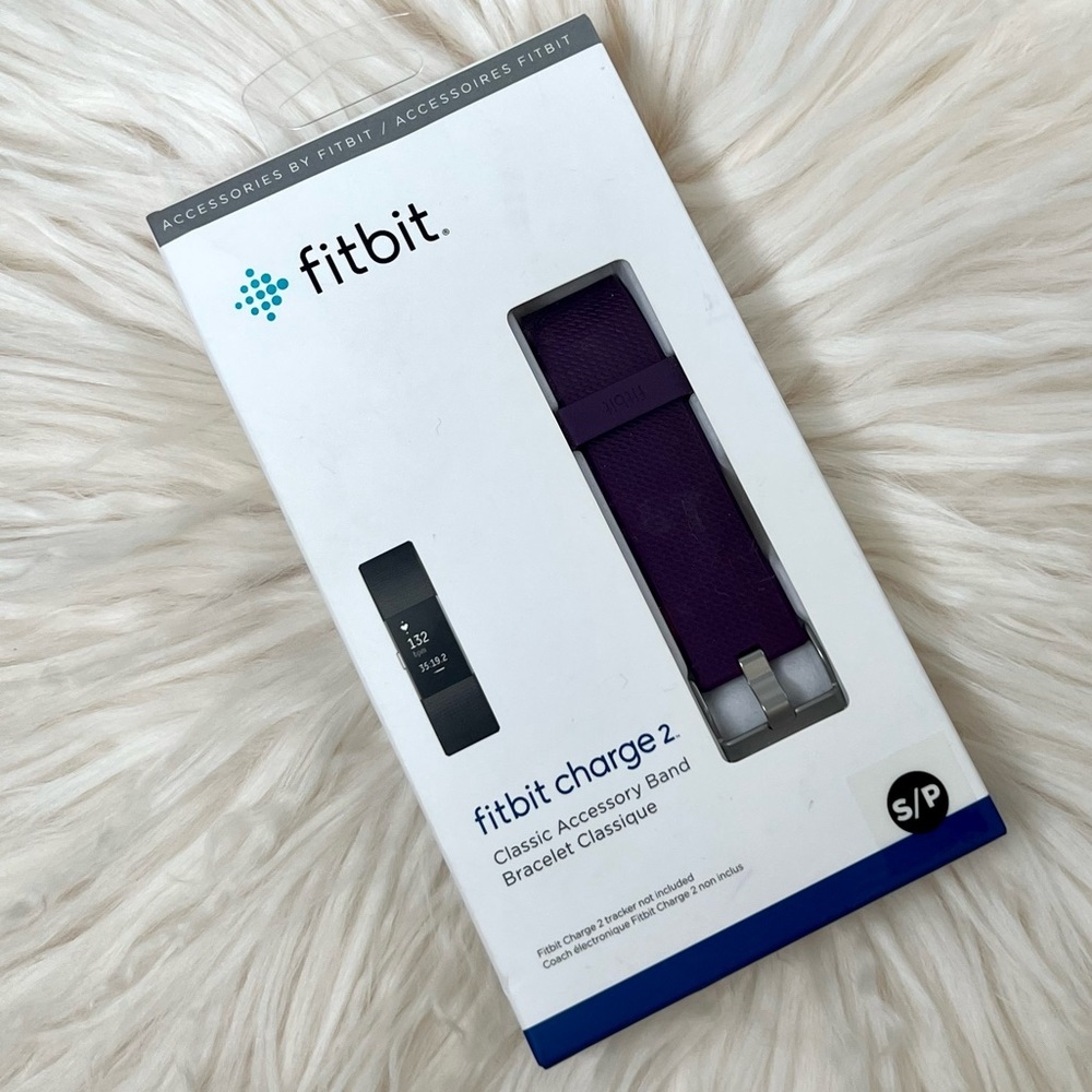 fitbit New charge 2 Classic Accessory Band Purple Sz Small New in Box NIB